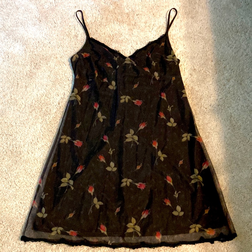 Vintage 90's Negligee-Style Mini Dress